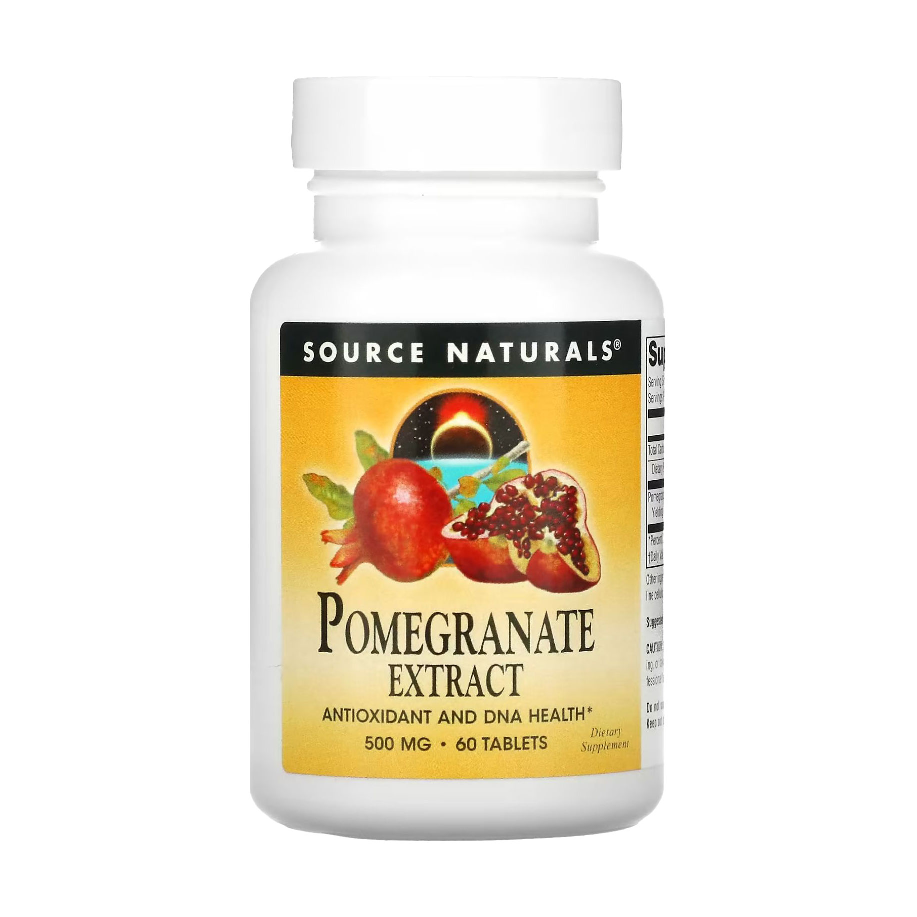Екстракт граната Source Naturals Pomegranate Extract 500 мг, 60 таблеток